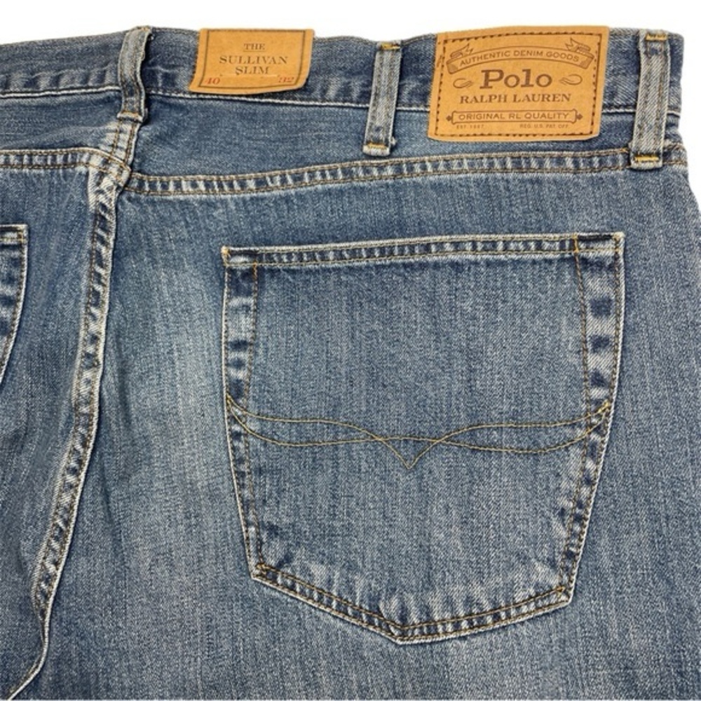 Polo Ralph Lauren Sullivan Slim Blue Jeans - Picture 9 of 10